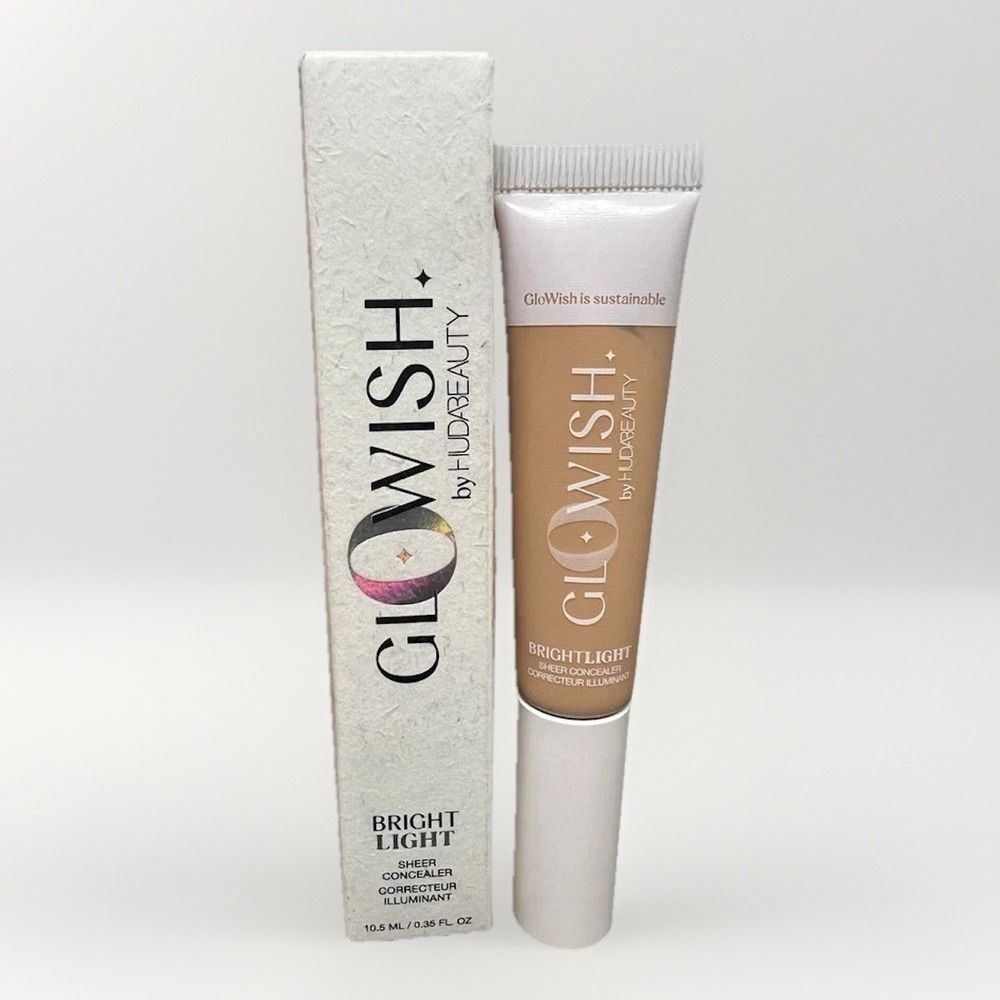 NIB Huda Beauty Bright Light Sheer Concealer Fair Light 02 Full Size .35 fl oz